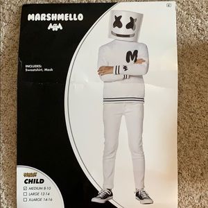 Spirit Halloween youth Marshmello costume